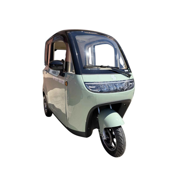 ENERBIKE TRIO CABIN 2.0 - elektrická trojkolka s uzavretou kabínou - 1kW 60V 58Ah, bez vodičského 25km/h